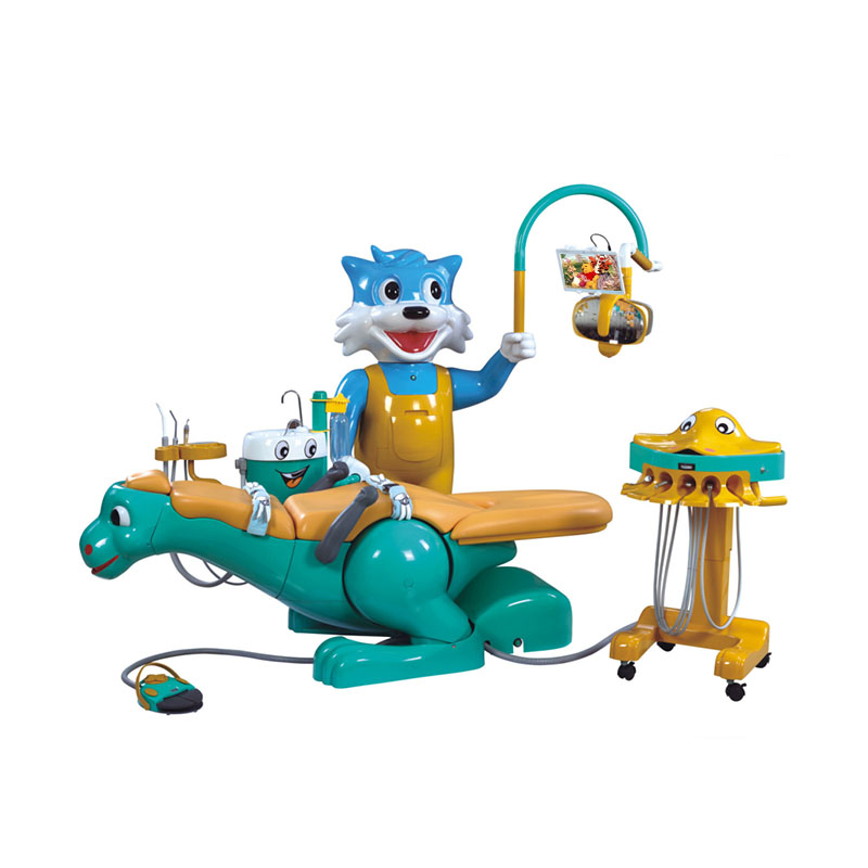 Unité de chaise dentaire de dessin animé de type chariot UMG-03C pour enfants
   