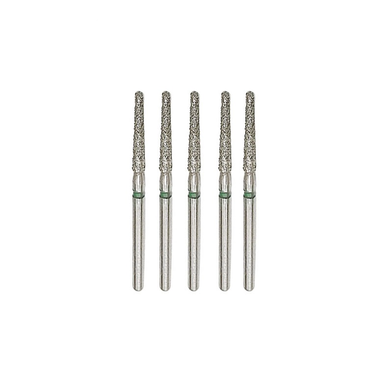 Lot De 100 Fraises Diamantées Pour Turbine Dentaire – Diamond Burs 1,6mm – Grande Vitesse – Neuf